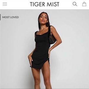 Black mini dress Tigermist